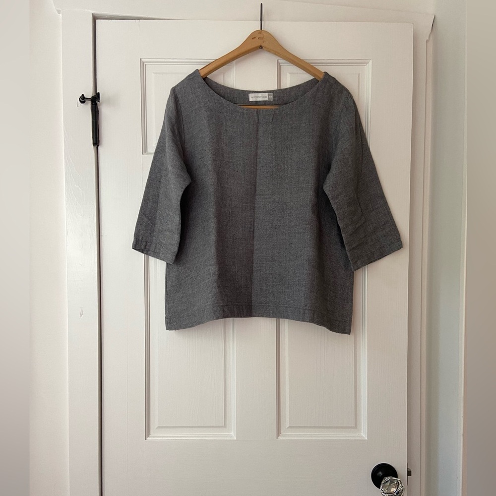 notPERFECTLINEN Heavyweight Linen January Top